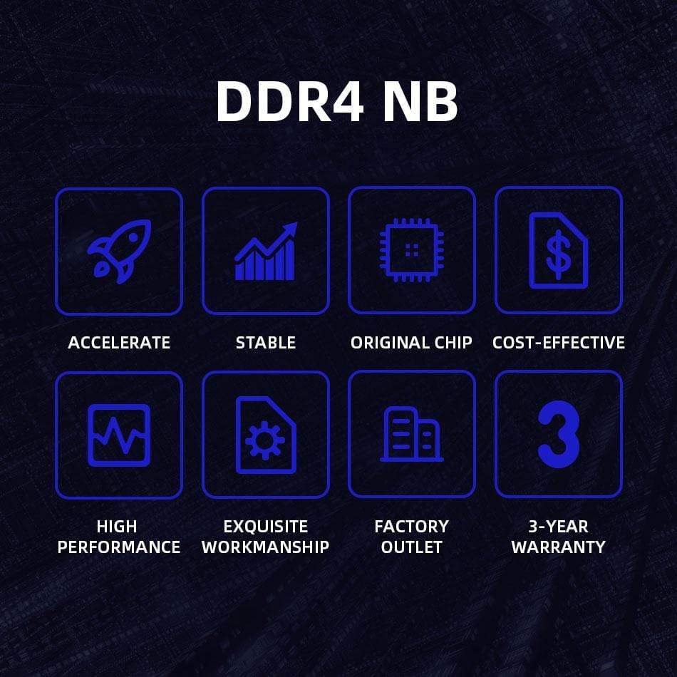 Planet Gates DDR4 laptop memory ram 8GB 16GB 2400 2666MHz memories 4GB 2133 2400mhz sodimm Rahonix ddr4 notebook memoria high performance