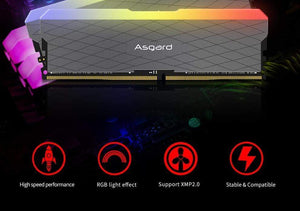 Planet Gates DDR4 ram rgb ram PC w2 series ram 16GB 32GB 3200MHz RGB  DIMM Desktop Memory XMP   16gb 32gb ram  high performance