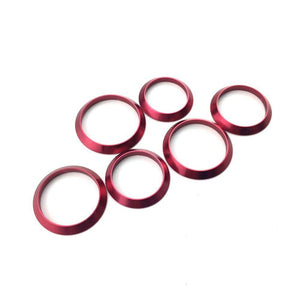 Planet Gates Decorative ring Trim ring for fishing rod winding check  DIY Fishing Rod aluminum part  Repair components mix size
