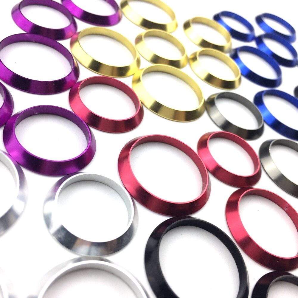 Planet Gates Decorative ring Trim ring for fishing rod winding check  DIY Fishing Rod aluminum part  Repair components mix size