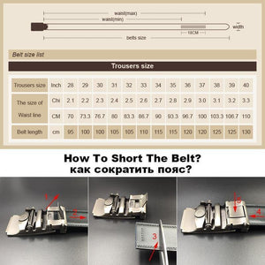 Planet Gates Deep Blue / 110cm Automatic Buckle Men Belts Fashion Business Belt Famous Brand Luxury Belts for Men Leather Waistband