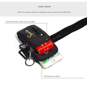 Planet Gates Deep Blue big Armband For iPhone X 8 7 Plus Arm Phone Holder Case For Xiaomi Huawei Hand Sports Phone Pouch Universal For 5.0-6.2 Inch