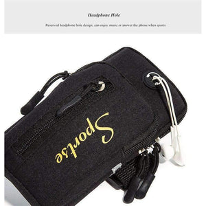 Planet Gates Deep Blue big Armband For iPhone X 8 7 Plus Arm Phone Holder Case For Xiaomi Huawei Hand Sports Phone Pouch Universal For 5.0-6.2 Inch