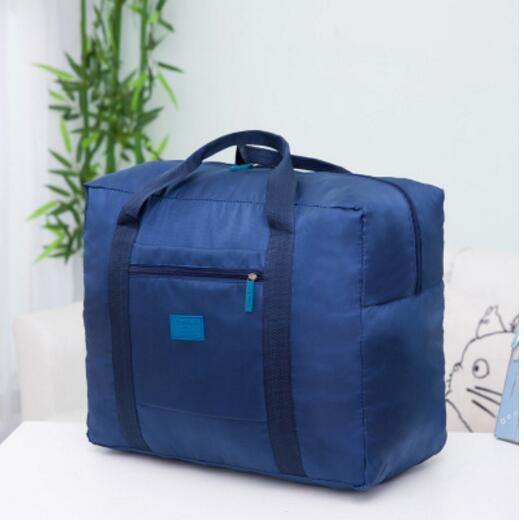 Planet Gates Deep Blue Fashion WaterProof Travel Bag Large Capacity Bag Women Nylon Folding Bag Unisex Luggage Travel Handbags Unisex Travel Bags