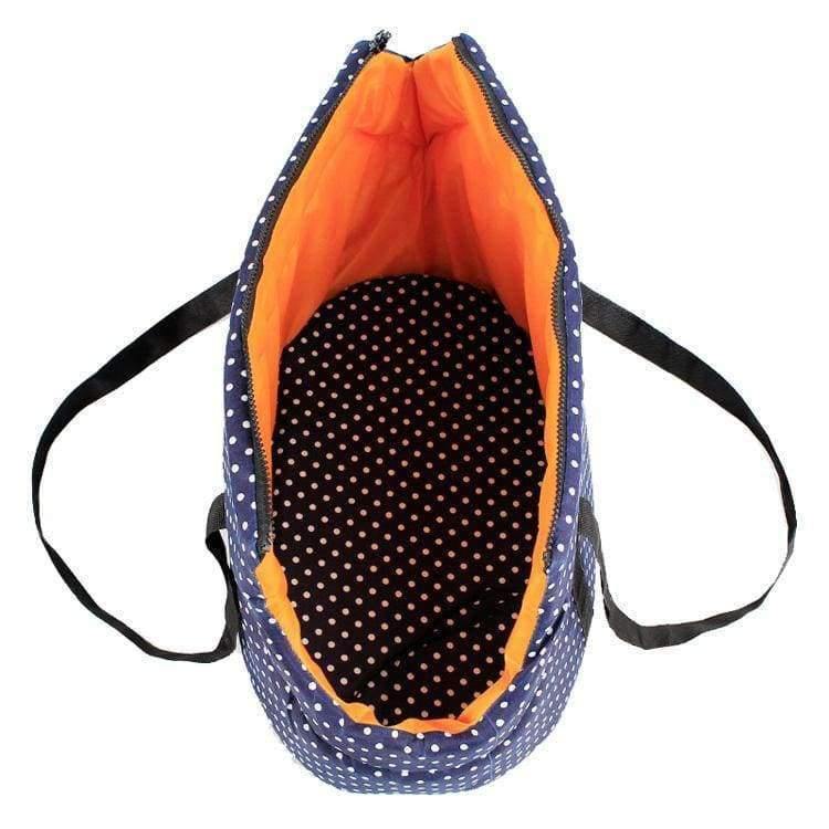 Planet Gates Deep Blue / S Dot Print Pet Dog Carrier Sling Winter Warm Cat Carrier Outdoor Travel Small Dog Shoulder Bag For Chihuahua S/L