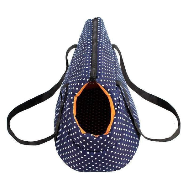 Planet Gates Deep Blue / S Dot Print Pet Dog Carrier Sling Winter Warm Cat Carrier Outdoor Travel Small Dog Shoulder Bag For Chihuahua S/L