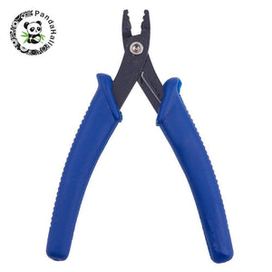 Planet Gates Deep Blue Steel Jewelry Making Tools Wire Cutter Pliers Crimping Jewelry Pliers, 130x65x10.5mm