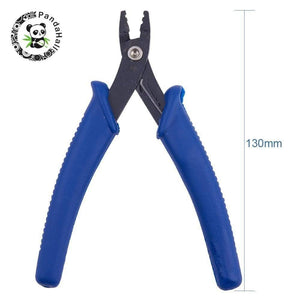 Planet Gates Deep Blue Steel Jewelry Making Tools Wire Cutter Pliers Crimping Jewelry Pliers, 130x65x10.5mm