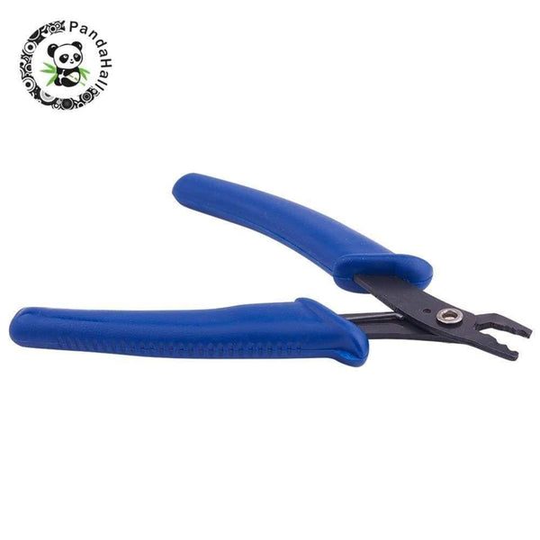 Planet Gates Deep Blue Steel Jewelry Making Tools Wire Cutter Pliers Crimping Jewelry Pliers, 130x65x10.5mm