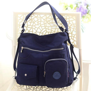 Planet Gates Deep Blue Women Nylon Backpack Natural School Bags For Teenager Casual Female Shoulder Bags Mochila Travel Bookbag Knapsack