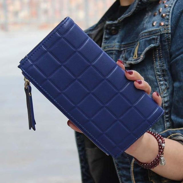 Planet Gates Deep Blue Women Wallet Clutch Women's Purse Best Phone Wallet Female Case Phone Pocket Carteira Femme