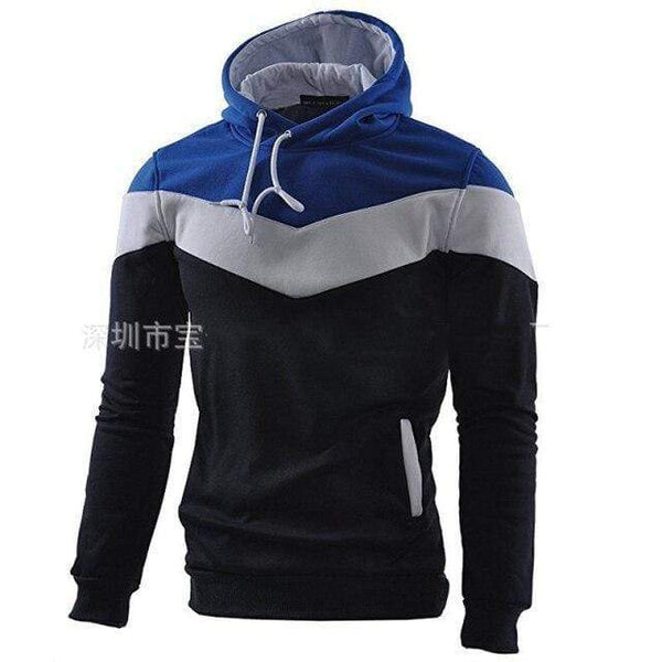 Planet Gates deep blue / XS Men's Casual Fashion Sweatshirts Pure Pullover Hoodie Long Sleeve Sweatershirt Tops Hooded Streetwear Sweatshirts DROP SHIPPING