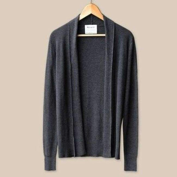 Planet Gates тъмносиво с цветя / M Мъжки плетени кардигани Мъжки плетени тенденции тънък пуловер Slim Casual Маркови дизайнерски дрехи Masculino 2016 пролет есен