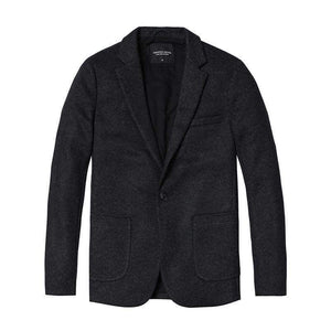 Planet Gates тъмносив / S SIMWOOD 2018 есен зима нови сака мъже елегантни ежедневни костюми вълнени палта модно тънко яке високо качество голям размер XZ017008