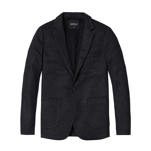 Planet Gates тъмносив / S SIMWOOD 2018 есен зима нови сака мъже елегантни ежедневни костюми вълнени палта модно тънко яке високо качество голям размер XZ017008