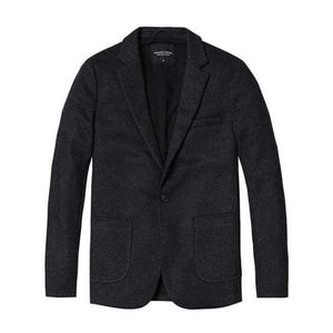 Planet Gates тъмносив / S SIMWOOD 2018 есен зима нови сака мъже елегантни ежедневни костюми вълнени палта модно тънко яке високо качество голям размер XZ017008