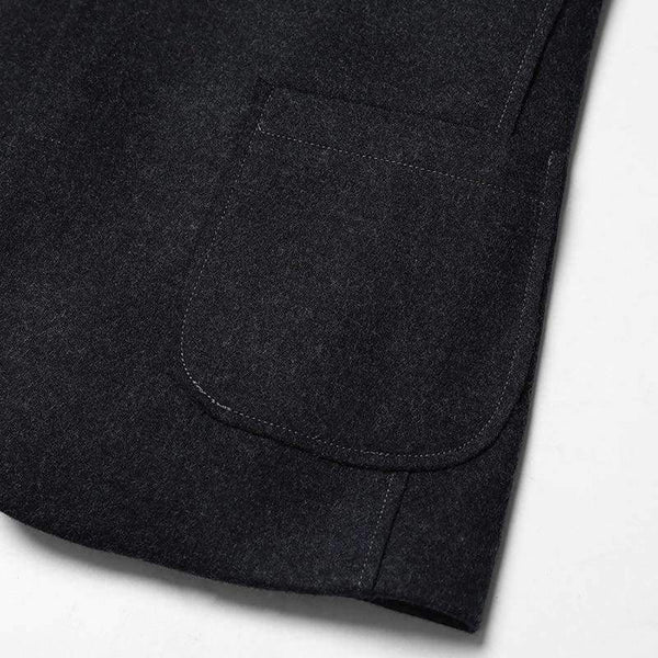 Planet Gates тъмносив / S SIMWOOD 2018 есен зима нови сака мъже елегантни ежедневни костюми вълнени палта модно тънко яке високо качество голям размер XZ017008