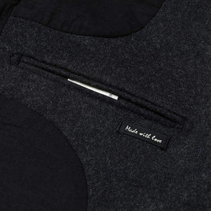 Planet Gates тъмносив / S SIMWOOD 2018 есен зима нови сака мъже елегантни ежедневни костюми вълнени палта модно тънко яке високо качество голям размер XZ017008