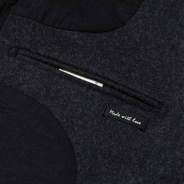 Planet Gates тъмносив / S SIMWOOD 2018 есен зима нови сака мъже елегантни ежедневни костюми вълнени палта модно тънко яке високо качество голям размер XZ017008