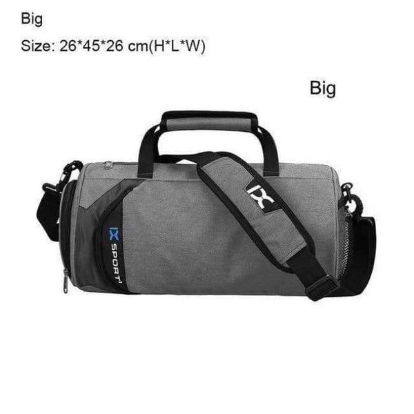 Planet Gates Deep Grey Big Gym Bags For Training Bag 2018 Tas Fitness Travel Sac De Sport Outdoor Sports Shoes Women Dry Wet Gymtas Yoga Bolsa XA103WA