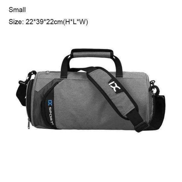 Planet Gates Deep Grey Small Gym Bags For Training Bag 2018 Tas Fitness Travel Sac De Sport Outdoor Sports Shoes Women Dry Wet Gymtas Yoga Bolsa XA103WA