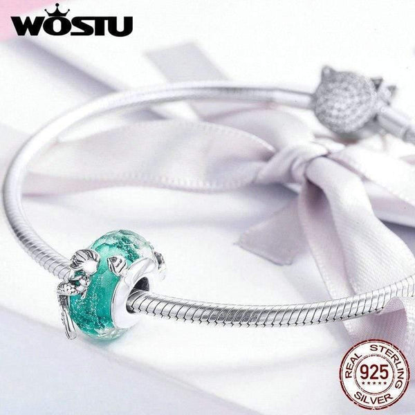 Planet Gates Deep Sea Mermaid Beads Authentic 925 Sterling Silver Beads Making Fashion Jewelry Gift For Women Engagement BKC1154