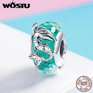 Planet Gates Deep Sea Mermaid Beads Authentic 925 Sterling Silver Beads Making Fashion Jewelry Gift For Women Engagement BKC1154