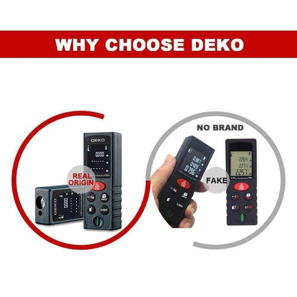 Planet Gates DEKO LRD110 Handheld Laser Distance Meter 40M 60M 80M 100M Mini Laser Rangefinder Laser Tape Range Finder Diastimeter Measure