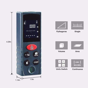 Planet Gates DEKO LRD110 Handheld Laser Distance Meter 40M 60M 80M 100M Mini Laser Rangefinder Laser Tape Range Finder Diastimeter Measure