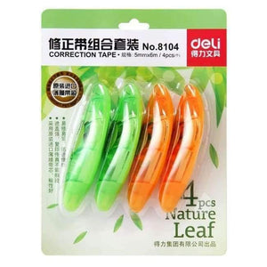 Planet Gates DELI 8104 x 4pc Correction Tape Material Escolar Stationery Office School Supplies Papelaria correction tape for student