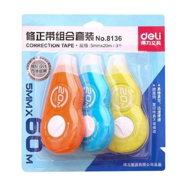 Planet Gates DELI 8136 x 1pc Correction Tape Material Escolar Stationery Office School Supplies Papelaria correction tape for student
