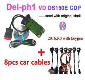 Planet Gates delph1 cable no BT / 2015.R3 with keygen VCI vd ds150e cdp pro plus 2016.r0 with keygen for delphis obd2 diagnostic repair tool led 3in1 Scanner for cars trucks