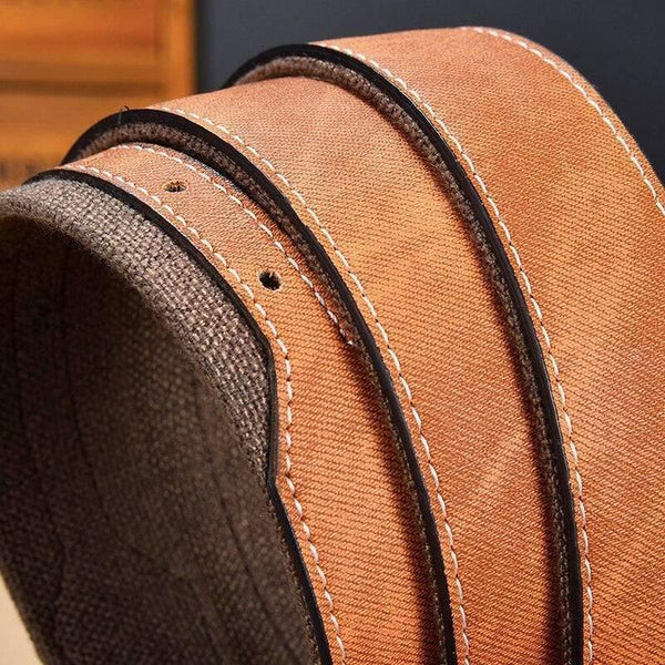 Denim Belt For Jeans Men Casual Canvas Designer Belts High Quality 3.5 CM Width Patchwork Strap Drop Shipping