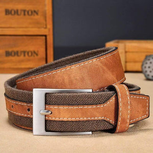 Denim Belt For Jeans Men Casual Canvas Designer Belts High Quality 3.5 CM Width Patchwork Strap Drop Shipping