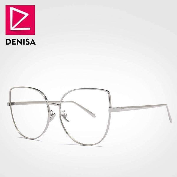 Planet Gates DENISA Spectacle Frame Clear Lens Cat Eye Glasses Ladies Vintage Cat Women Eyewear Optical Frames okulary des lunettes J817