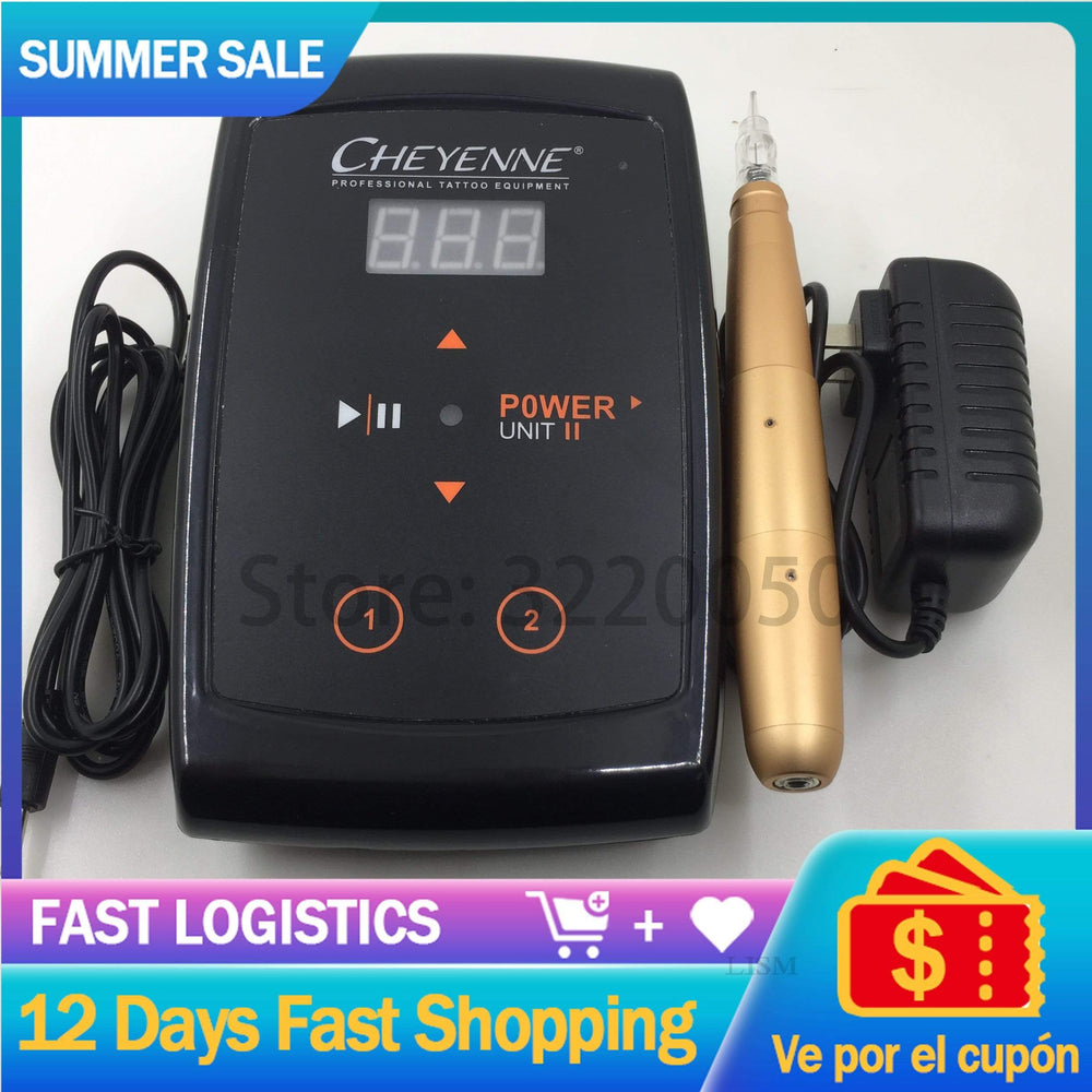 Planet Gates Dermograph Permanent Makeup Machine Eyebrow Makeup Micropigmentacion pen Rotary Swiss Motor Tattoo Machine Kit for eyebrow Lip