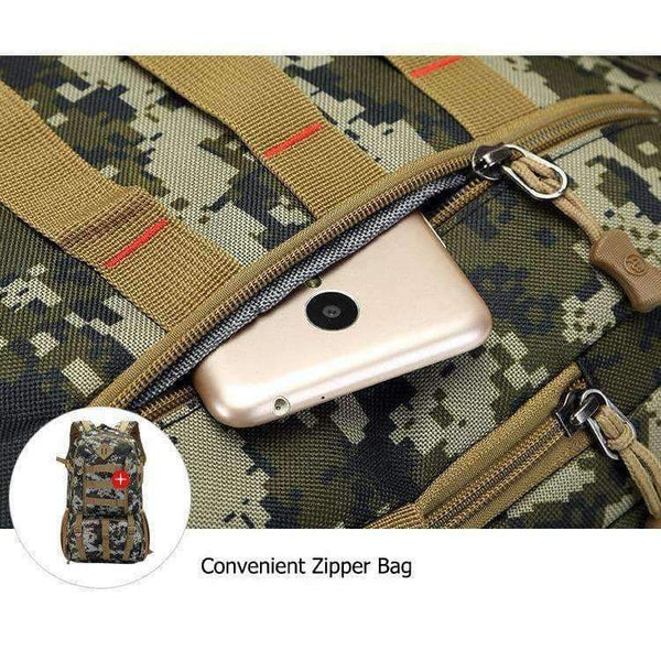 Planet Gates desert digital 50L Molle Camo Tactical Backpack Military Army Mochila Waterproof Hiking Hunting Backpack Tourist Rucksack Outdoor Sport Bag