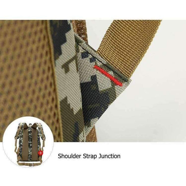 Planet Gates desert digital 50L Molle Camo Tactical Backpack Military Army Mochila Waterproof Hiking Hunting Backpack Tourist Rucksack Outdoor Sport Bag