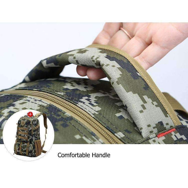 Planet Gates desert digital 50L Molle Camo Tactical Backpack Military Army Mochila Waterproof Hiking Hunting Backpack Tourist Rucksack Outdoor Sport Bag