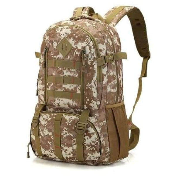 Planet Gates Desert Digital Tactical Backpack Military Army Mochila 50L For Hiking Hunting Backpack Tourist Rucksack Sports Camo Bag