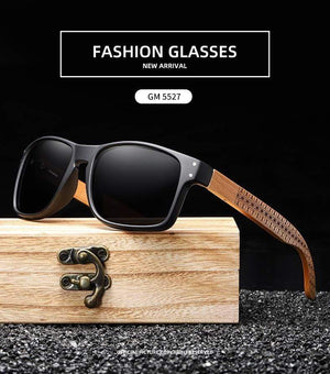 Planet Gates Design Beech wood Handmade Sunglasses Men Polarized Eyewear Outdoor Driving Sun Glasses Reinforced Hinge