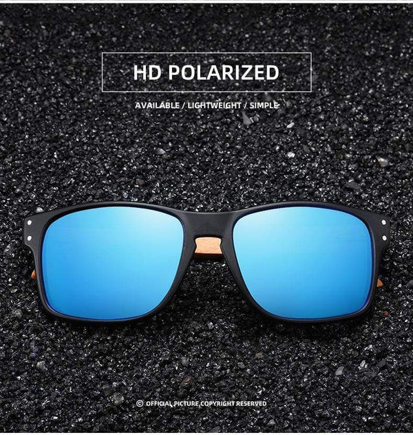 Planet Gates Design Beech wood Handmade Sunglasses Men Polarized Eyewear Outdoor Driving Sun Glasses Reinforced Hinge