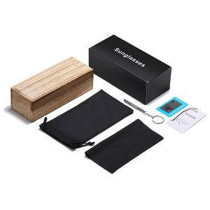 Planet Gates Design Beech wood Handmade Sunglasses Men Polarized Eyewear Outdoor Driving Sun Glasses Reinforced Hinge