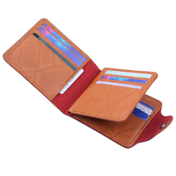 Planet Gates Design men bifold business leather wallet short men wallet leather rfid blocking fashion standard wallets