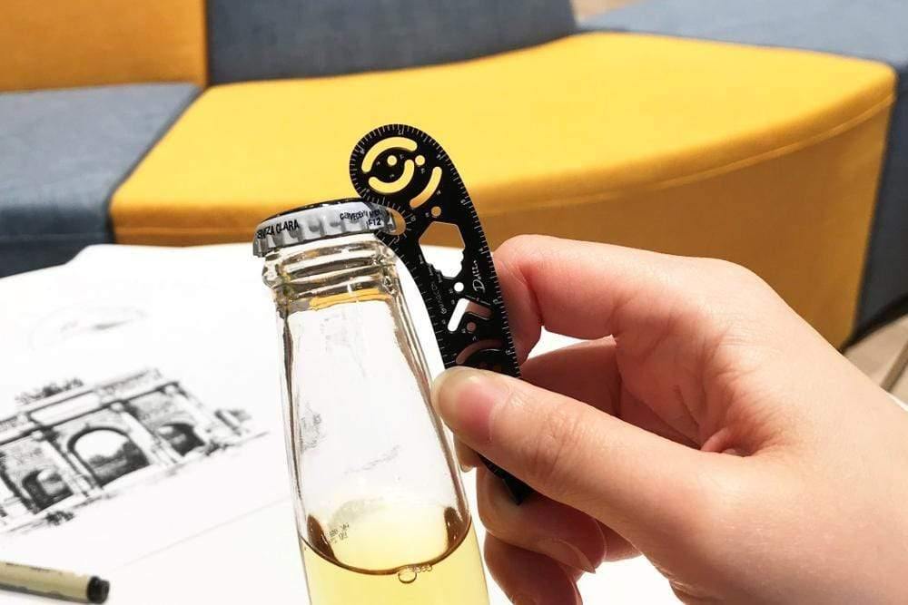 Design Tool Mini Compass Protractor Combo-Circles Drawing The Most Versatile and Portable Tool