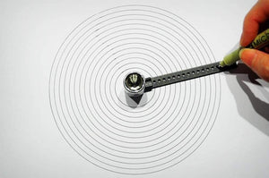 Design Tool Mini Compass Protractor Combo-Circles Drawing The Most Versatile and Portable Tool