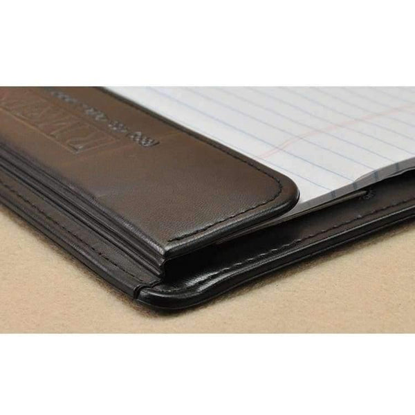 Planet Gates Designed A4 faux leather conference folder writing pad with notebook paper flasp clipboard file folder memo note pad 1266
