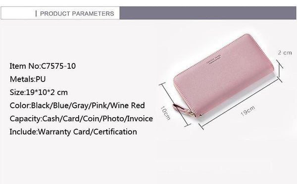 Planet Gates Designed Women Long Clutch Wallet Large Capacity Wallets Female Purse Lady Coin Purses Phone Card Holder Carteras