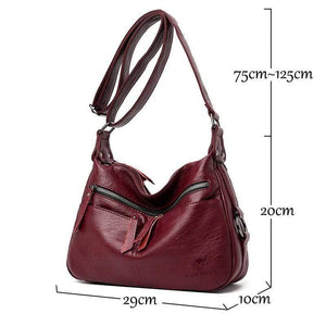Designer 3 Zipped Pockets Women Bags Handbags High Quality Shoulder Bags Ladies Handbags