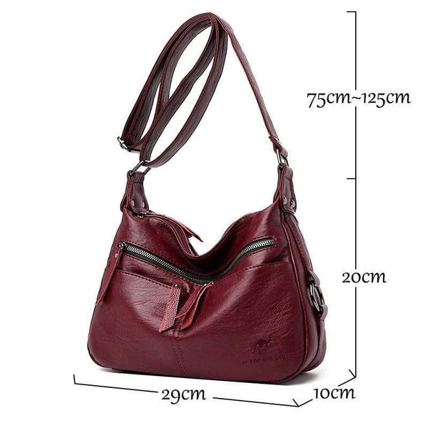 Designer 3 Zipped Pockets Women Bags Handbags High Quality Shoulder Bags Ladies Handbags
